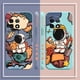 thumbnail image 5 of Case For Oneplus 5 6 9 9R 8 8T 7 7T A3 2 2V NORD 3 2 Lite Pro Simple Liquid Silicone Case Cartoon Spa3 Astronaut, 5 of 5