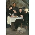 thumbnail image 3 of Renoir, Pierre-Auguste 11x14 Black Modern Framed Museum Art Print Titled - The Inn At Mother Anthonys, 3 of 5