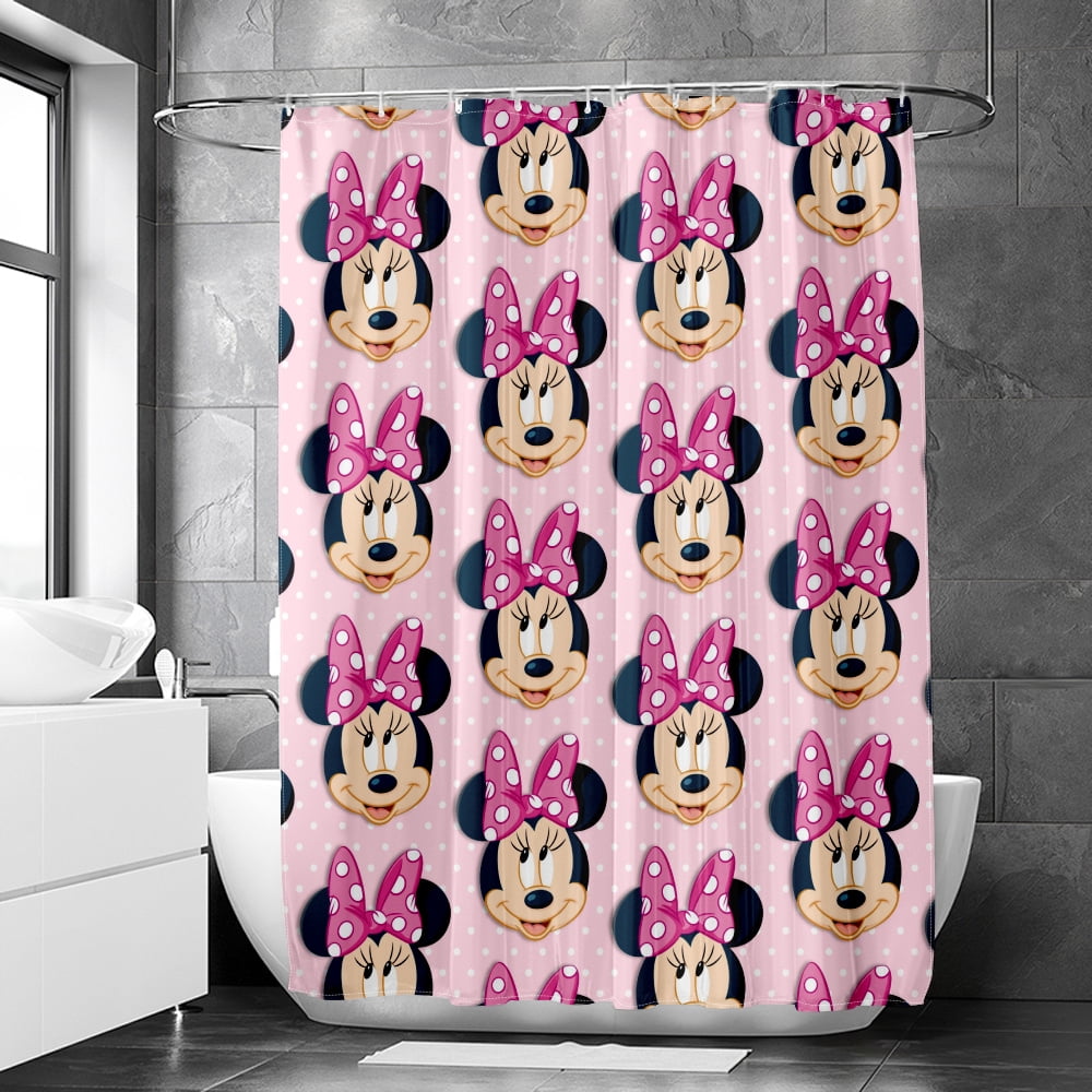 Disney Mickey and Minnie Mickey Mouse Tropical Shower Curtain, Water