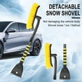 thumbnail image 5 of Snow Brush, Ice Scraper, Detachable Multifunctional Car Snow Shovel, PVC Bristles, Telescopic Metal Rod, Thick Sponge Handle, Household Winter Tool, 5 of 7