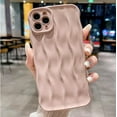 thumbnail image 5 of Water Ripple Pattern Case for iPhone 11 Pro Max Soft TPU Shockproof Camera Protective Back Cover for Women Girl Curly Wave Frame Phone Case for iPhone 11 Pro Max 6.5 Inch Pink, 5 of 12