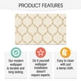 thumbnail image 5 of SUSSEXHOME 177.59 Square Feet Non-Woven Removable Wallpaper - Waterproof, Strippable, Light Resistance & Cleanable Wall Paper Roll-Four Seasons Collection-Moroccan, 5 of 5