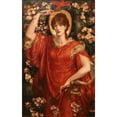 thumbnail image 2 of Dante Gabriel Rossetti 16x24 Gold Ornate Framed and Double Matted Museum Art Print Titled - A Vision of Fiammetta (1878), 2 of 4