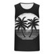thumbnail image 4 of Camiseta sin mangas de cuello redondo para hombre, informal, a la moda, sin mangas, con estampado, blusa deportiva de cuello redondo para hombre, 4 of 4