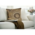 thumbnail image 3 of Liora Manne Marina Circles Indoor Outdoor Decorative Pillow Brown, 3 of 7