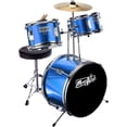 thumbnail image 2 of Batería Music Alley Kids de 3 piezas con trono, platillo y pedal, 2 of 7