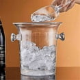 thumbnail image 5 of Acrylic Ice Bucket Commercial Champagne Bucket Home Bar Small Ice Pellet Bucket Filled with Ice, 5 of 6