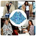 thumbnail image 5 of Blue'S Clues Flannel Wearable Blanket, Warm Shawl Blanket Comfy Poncho Throw with Buttons for Women And Men, 5 of 7