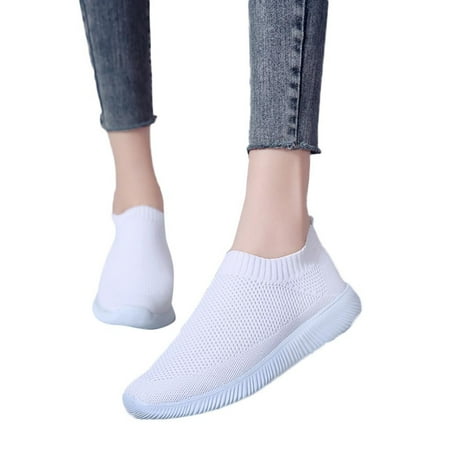 Mepaouo Women s Walking Shoes Lightweight Breathable Running Shoes Mesh Slip On Sport Sneakers