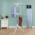 thumbnail image 1 of Honey-Can-Do 2-Tier Tripod Clothes Drying Rack, White DRY-09013 White, 1 of 15
