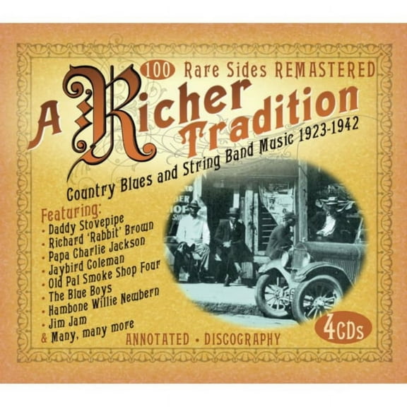 Richer Tradition Country Blues and String Band Music 1923-1942 (CD) (Remaster)