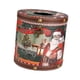 thumbnail image 4 of Caja de pañuelos navideña redonda, creativa, decorativa y utilitaria. Papá Noel, 4 of 9