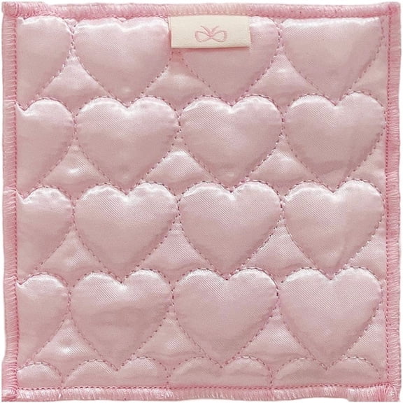 Quilted Coasters Cotton Square Heat Pad Quilted Coasters Heat Mat for Glass Cups Home Table Decoration Kitchen Utensils