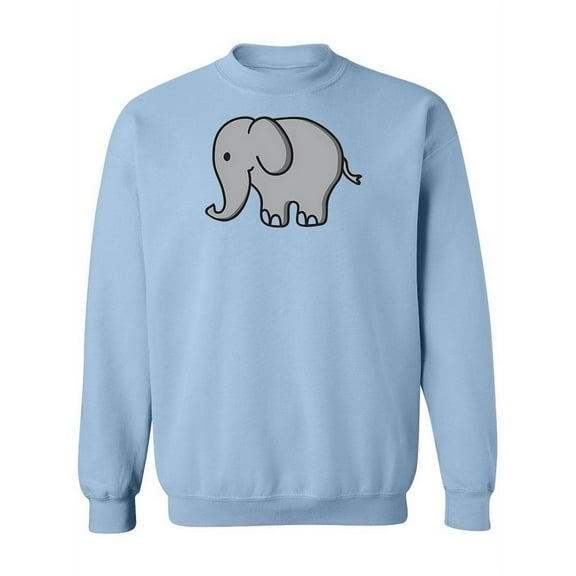 Cute Baby Elephant. Sweatshirt Women -Image by Shutterstock, Female 5X-Large