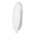 thumbnail image 6 of Hanes Unisex Perfect Crewneck Sweatshirt, Soft Pullover Fleece, White, XL, 6 of 7
