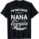 thumbnail image 1 of Camiseta para Mujer: La Abuelita Loca y Divertida, 1 of 7