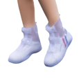 thumbnail image 1 of Botas de lluvia Zapatos a prueba de lluvia para mujer cubren ropa exterior zapatos de agua antideslizantes impermeables cubierta para pies para días lluviosos botas de lluvia de silicona para adultos, 1 of 1