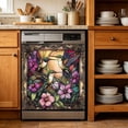 thumbnail image 6 of Dishwasher Magnet Cover, Hummingbird Flower Decorative Refrigerator Magnet, 23 x 26 Inch Trimmable Dishwasher Front Panel Cover for Home Kitchen Laundry Decorations, Easy Clean, 6 of 6
