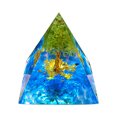thumbnail image 1 of July Memor Orgonite Pyramid Amethyst Peridot Crystal Energy Purify Mind Crafts (C), 1 of 6