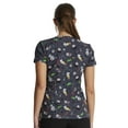 thumbnail image 3 of Dickies EDS Scrubs Top For Women V-Neck Print DK852, 3 of 7
