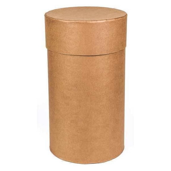 ZoroSelect Open Head Transport Drum, Fiber, 24 gal, Unlined, Brown
