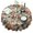 Pioneer Flower Floral-2, variant on Pioneer Flower Floral Print Pattern Round Tablecloth 60"x60",Wrinkle Wipeable Table Cloth for Kitchen Dining Room Picnic Patio Party