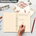 thumbnail image 4 of FORMRS 1-Subject Spiral Notebook 8" x 5" College Ruled 60 Refillable Sheet A5 Hard Cover, 2 Pack, White Starfish, 4 of 7