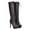 Brown Knee High Boots, variant on Women's Knee High Boots Lace Up Buckle Platform Stilettos Heel Chunky Heel Boots Fashion Party Evening Wedding Boots Beige 38