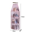 thumbnail image 2 of Hanging Handbag Purse Organizer,Over The Door Transparent Hanging Storage Mesh Bag with 8 Pockets, 2 of 6