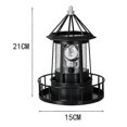 thumbnail image 3 of LED Solar Powered Lighthouse, 360 Degree Rotating Courtyard Lights A G, 3 of 5