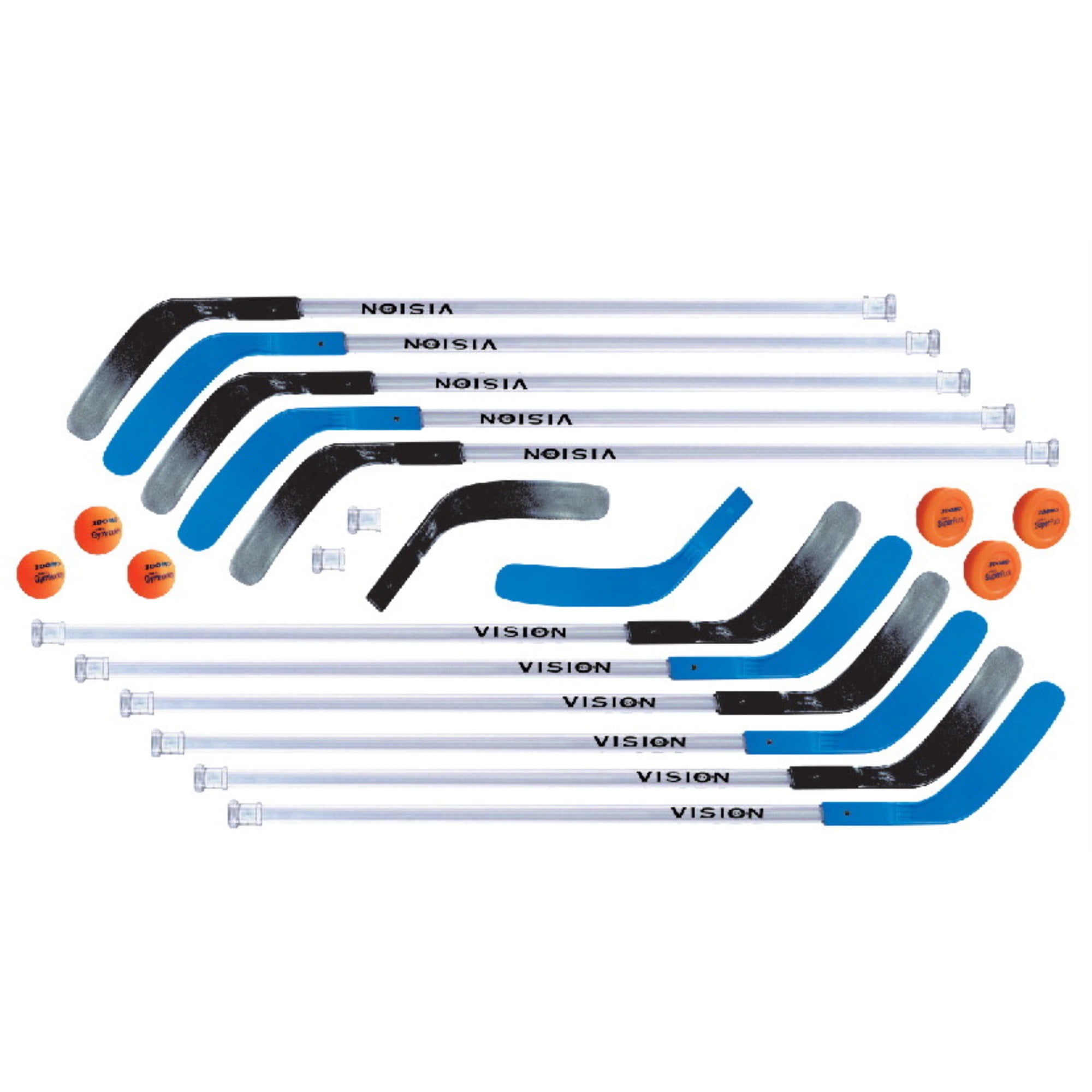 DOM Vision Replacement Floor Hockey Stick, 45 Inches, Blue Blade