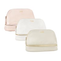 Personalized Embossed Vegan Leather Travel Case