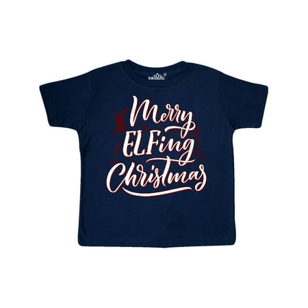 

Inktastic Merry Elfing Christmas Gift Toddler Boy or Toddler Girl T-Shirt