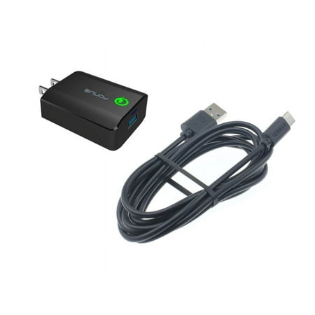 18W Fast Home Charger for Moto G Stylus 5G (2022) Phone - 6ft USB Cable Type-C Quick Charge Travel P3N Compatible With Motorola Moto G Stylus 5G (2022)