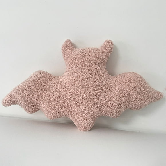 Bat Toys Black Bat Toy Furry Cloth Decoration Hugging Pillow