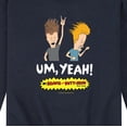 thumbnail image 3 of Beavis and Butthead - Beavis and Butthead Designs - Men's Crew Neck Fleece Pullover, 3 of 5