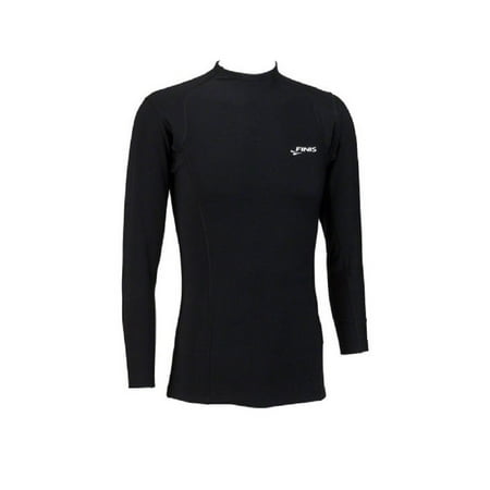 FINIS Adult Thermal Swim Shirt In Black, Size M (Best Thermal Swim Shirt)