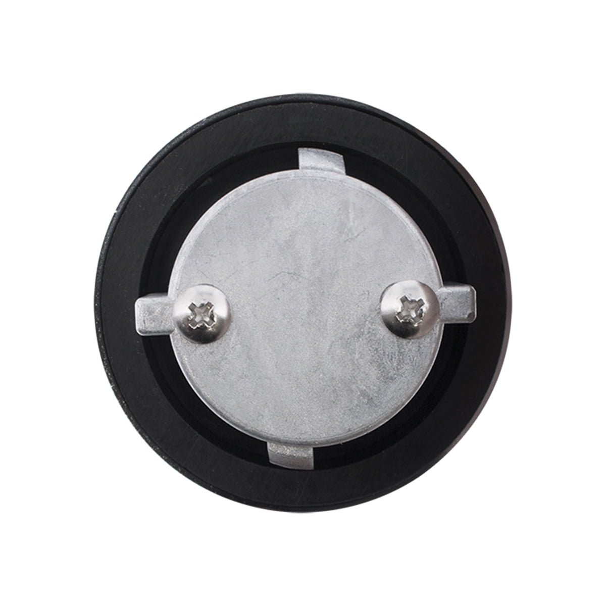 United Pacific S1301 Triple Chrome Vented Locking Gas Cap w/2 Keys for Various 1947-71 Chevy & Ford Vehicles, All Metal Cap – One Cap w/2 Keys