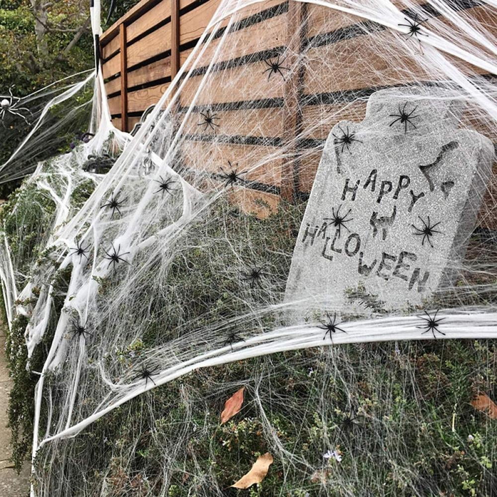 Fake Spider  Halloween Decorations Indoor/Outdoor, Stretchy Spider