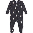 thumbnail image 2 of Modern Moments by Gerber Neutral Two-Way Zip Halloween Viscose Sleep ´N Play Footed Pajama , Sizes Newborn - 6/9 Months, 2 of 8