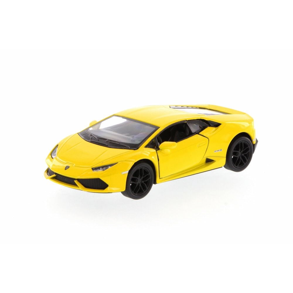 Huracan LP6104, Yellow Kinsmart 5382D 1/36 Scale Diecast Model Toy Car (Brand
