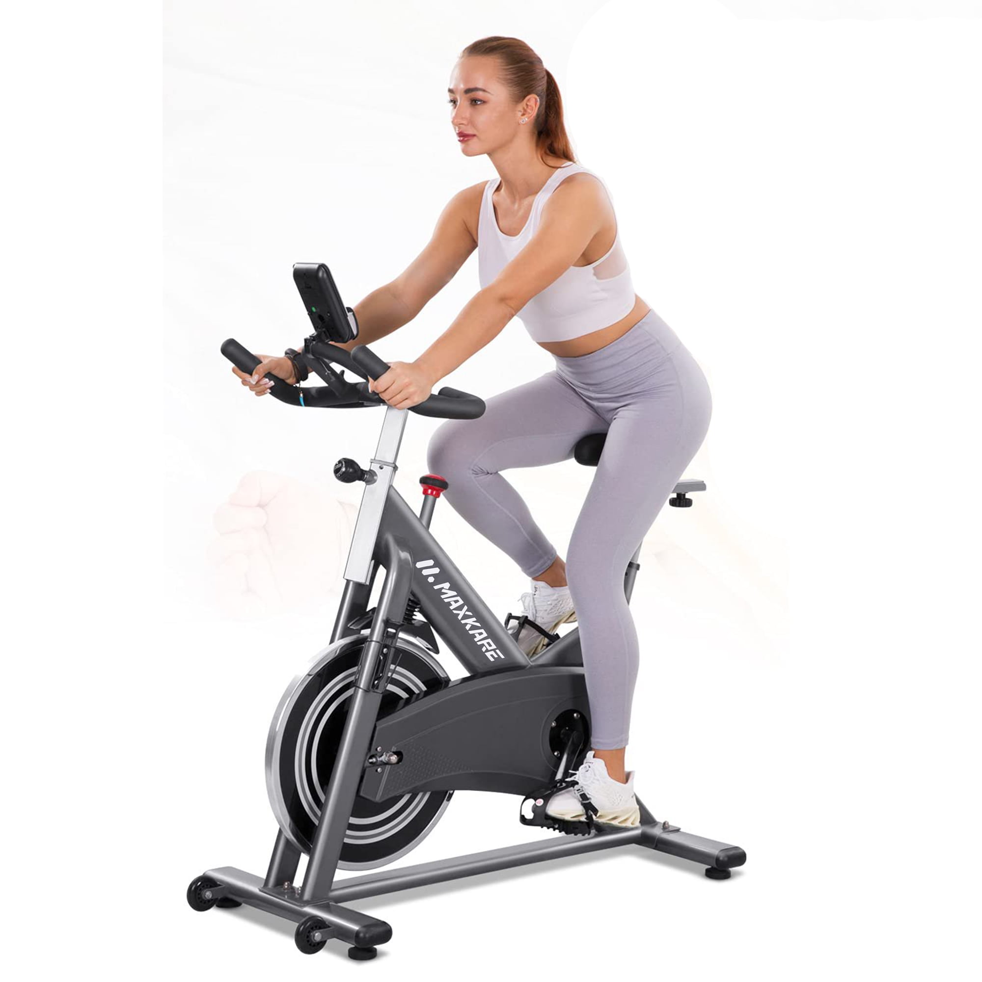 Indoor Cycling Bike Upright Exercise Bicycle Cardio Workout Fitness Equipment 