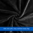 thumbnail image 4 of Mainstays Super Soft Plush Oversized Couch Throw Blanket, Black, 50 x 72 in, 4 of 7