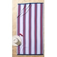 thumbnail image 2 of Better Homes & Gardens Cabana Stripe Oversized Beach Towel, 72" x 38", Red, 2 of 8