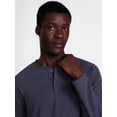 thumbnail image 4 of George Men's Henley Shirt with Long Sleeves, Sizes S-5XB, 4 of 5