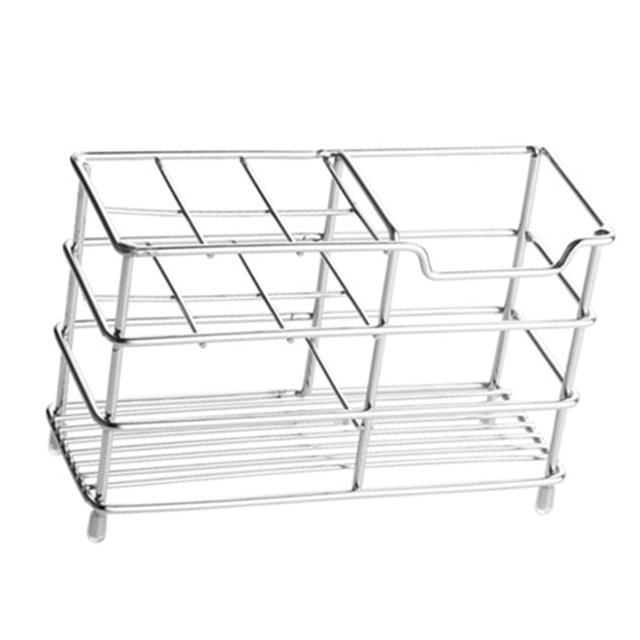 Organizador de soporte para pasta de dientes, soporte para cepillo de dientes, soporte de almacenamiento para cepillo de dientes de acero inoxidable, soporte para cepillo de dientes de acero inoxidable, grado profesional