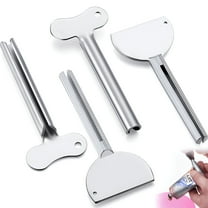 ACDANC Toothpaste Squeezer,Tube Squeezer 4 Pack Metal Tube Squeezer Tube Winder Economical to Save Toothpaste,Creams,Paint Squeezer Roller Roller Squeezer Tube Squeezer Tool Simple&Practical