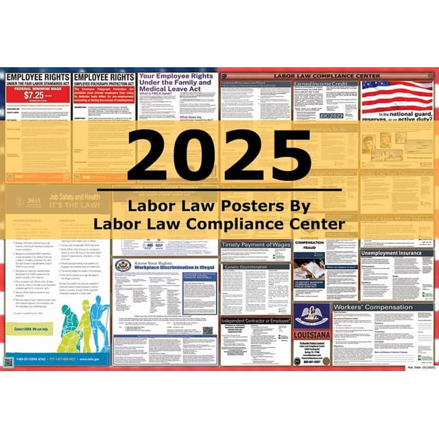 2025 Louisiana/Federal Combination Labor Law Posters