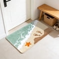 thumbnail image 2 of AuroraX Blue Bath Rugs for Bathroom Floor Non Slip OceanRug,Single Washable Plush Quick Drying Shower Rugs for Bathroom Anti Slip Extra Soft Shower Mats for Inside Shower, 2 of 6