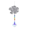 thumbnail image 2 of Cristales Colga de candeliere Prismas Adorno colgante Colga de cristal para Jardín Ventana Arte Coche Gota Colgant Flor 45cm Colco Cristal, 2 of 7